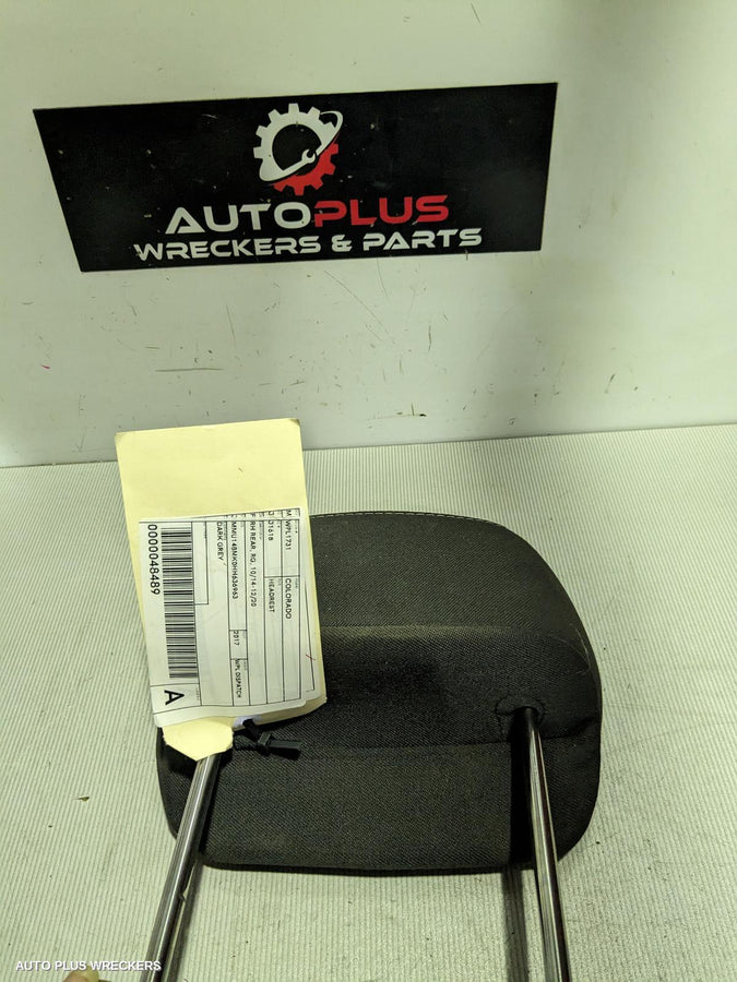 2016-2020 Holden Colorado Headrest