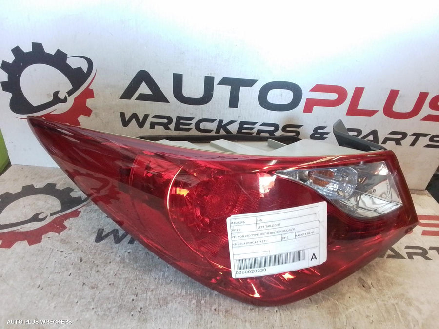 2012 Hyundai I45 Left Taillight