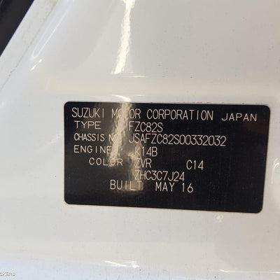 2016 SUZUKI SWIFT DOOR HANDLE