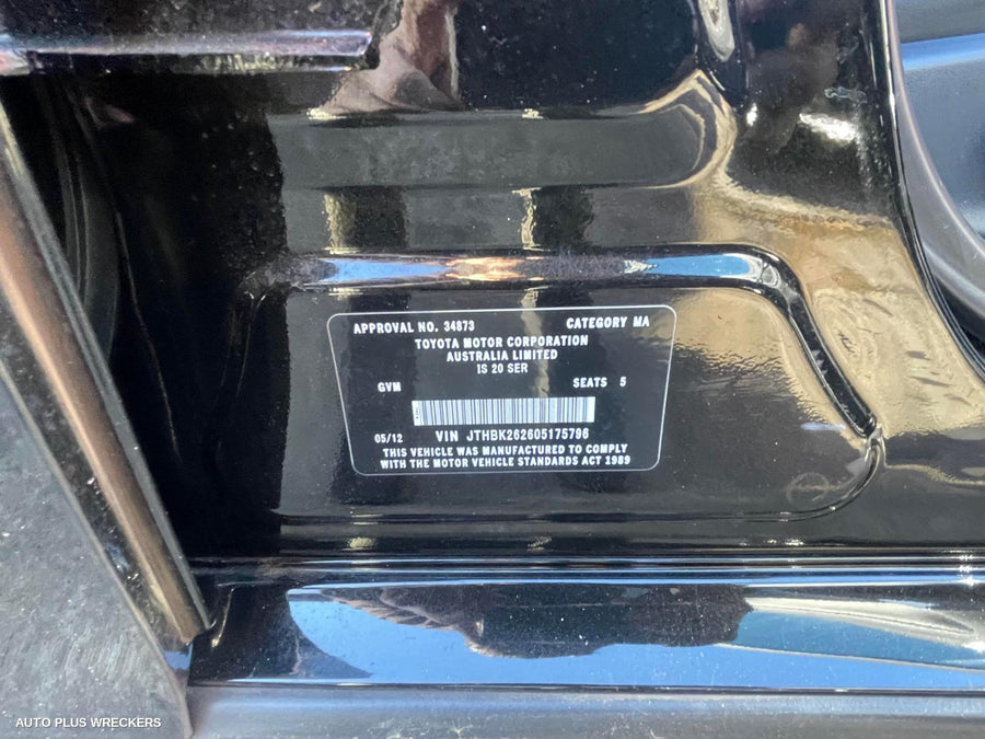 2012 Lexus Is250/is250c A C Condenser