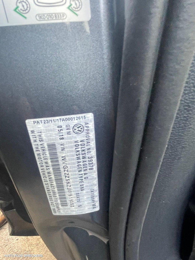 2018 VOLKSWAGEN TIGUAN WHEEL MAG