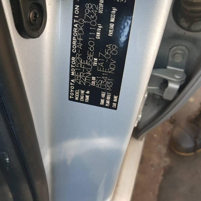 2007-2013 Toyota Corolla Right Rear Wnd Reg Motor