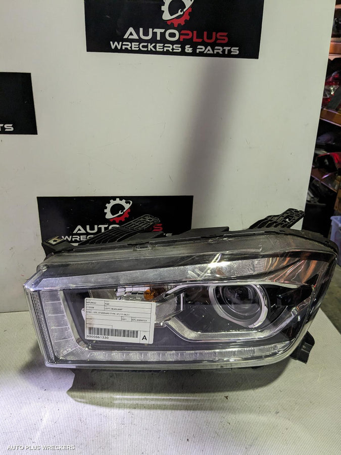 2017-2021 Ldv T60 Left Headlamp