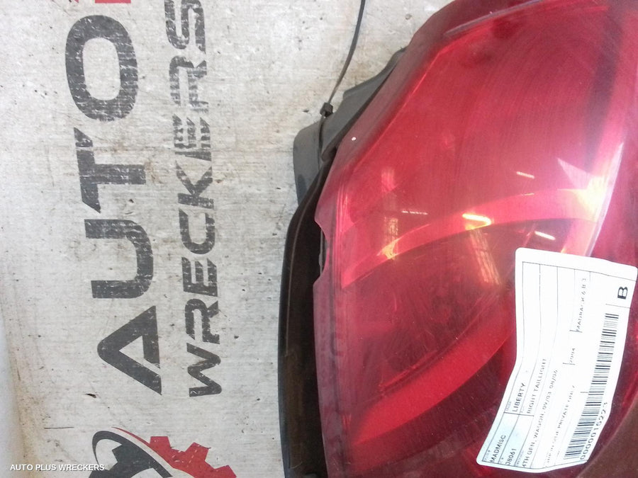 2003-2006 Subaru Liberty Right Taillight