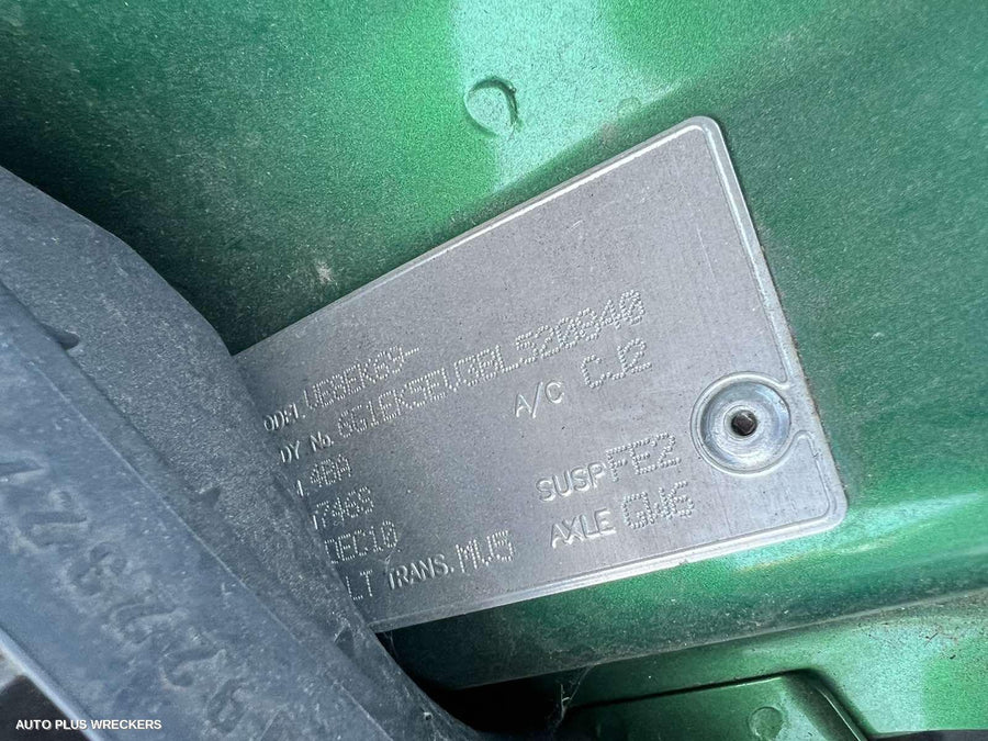 2011 Holden Commodore Bootlid Tailgate