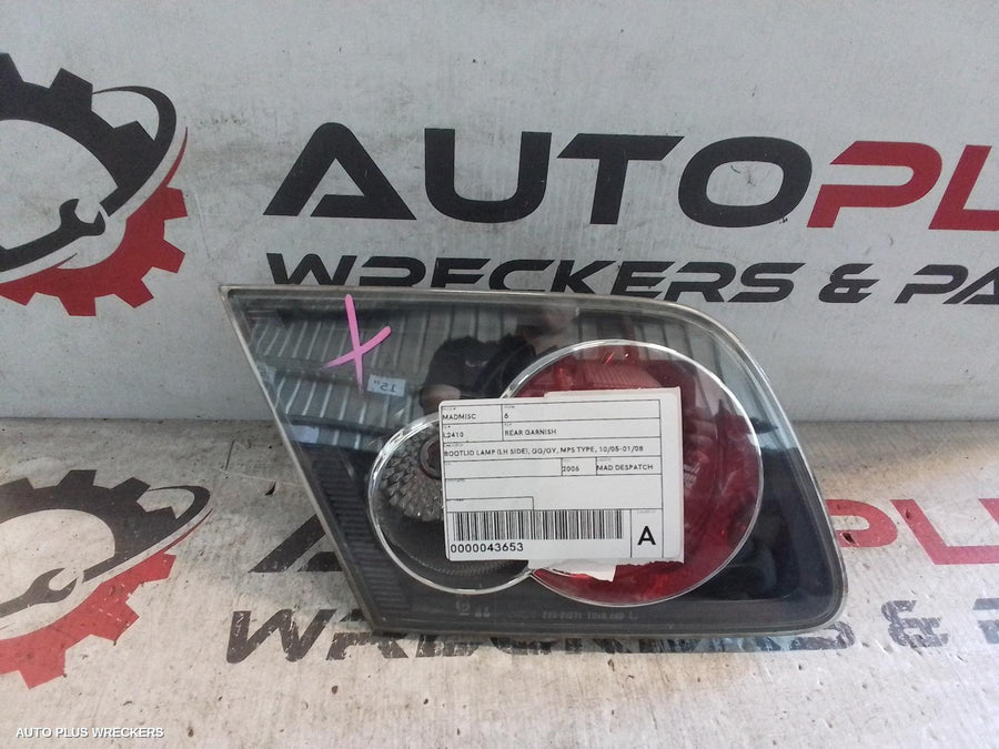 2006 Mazda 6 Rear Garnish