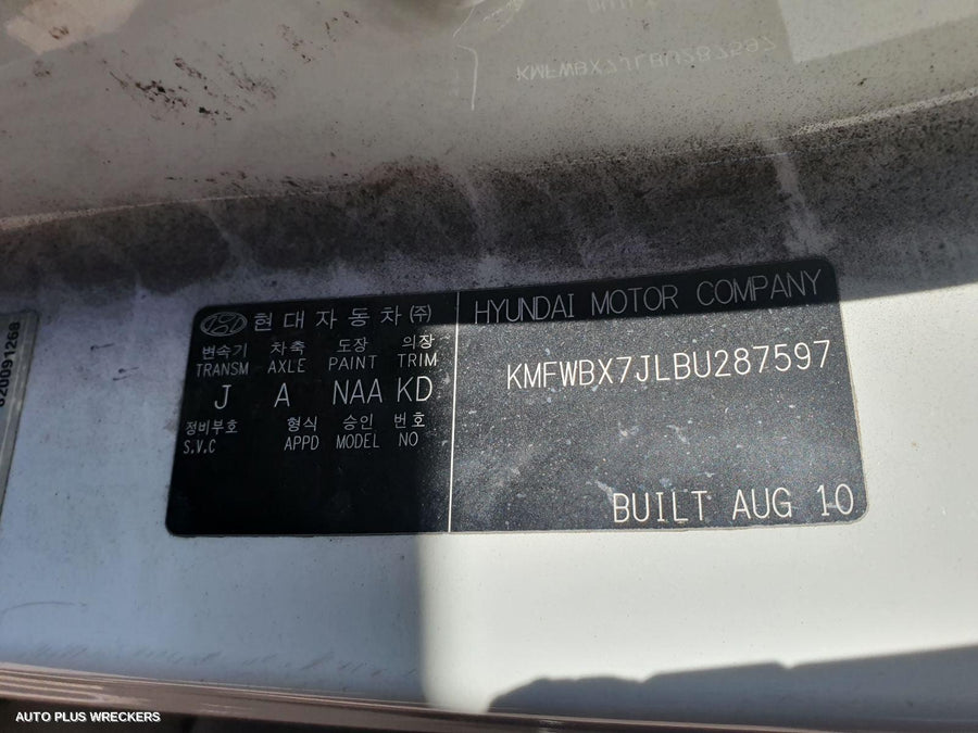 2010 Hyundai Iload/imax Radiator