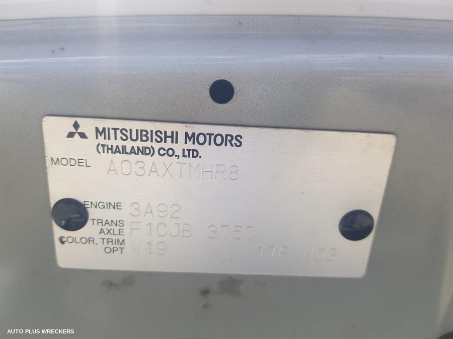 2013 Mitsubishi Mirage Airbag Module Sensor