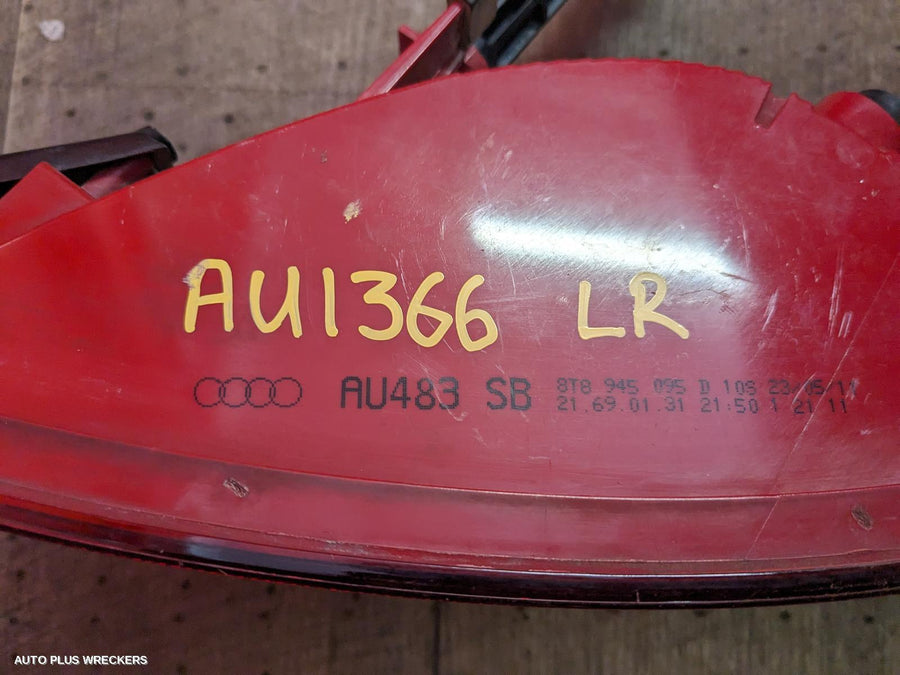 2016 Audi A5 Left Taillight