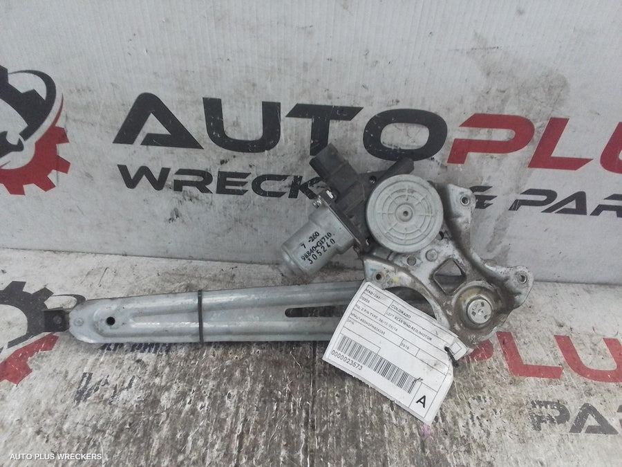 2012-2016 Holden Colorado Left Rear Wnd Reg Motor