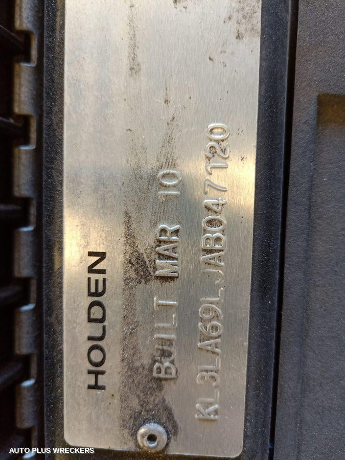 2010 Holden Epica F Bar Reinforc Brack