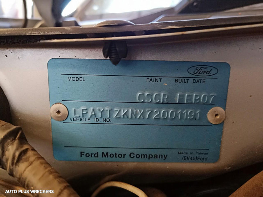 2007 Ford Escape Right Front Door Window