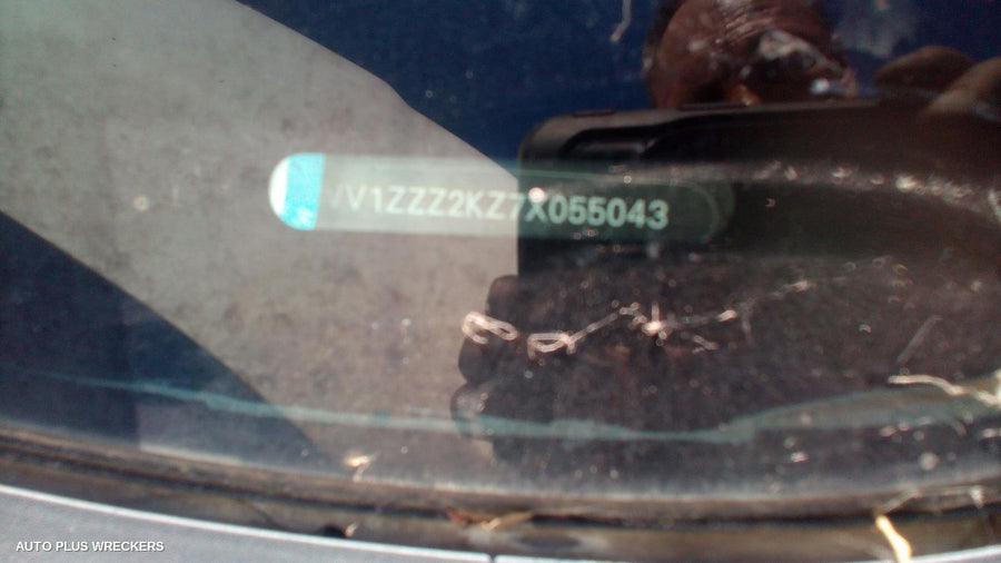 2007 Volkswagen Caddy Bootlid Tailgate