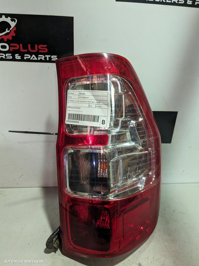 2014 Ford Ranger Left Taillight