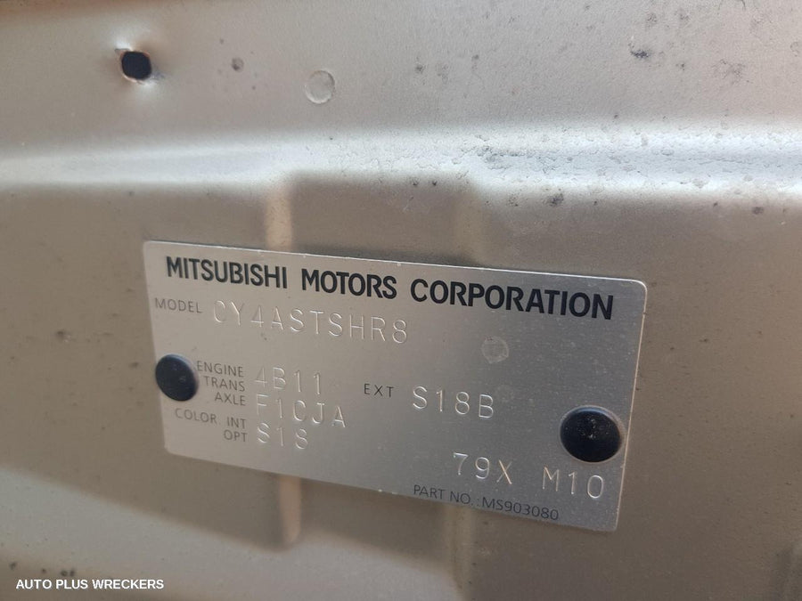 2009 Mitsubishi Lancer Pwr Dr Wind Switch