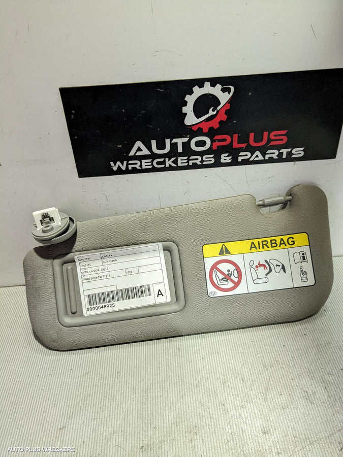 2020 Toyota Camry Sunvisor