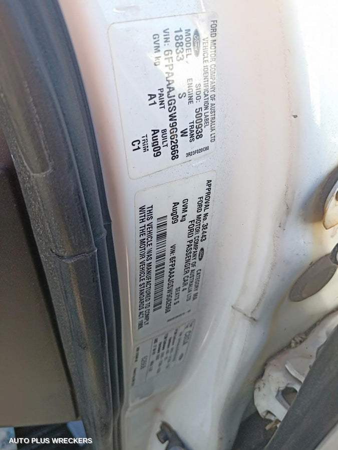 2009 Ford Falcon Right Taillight