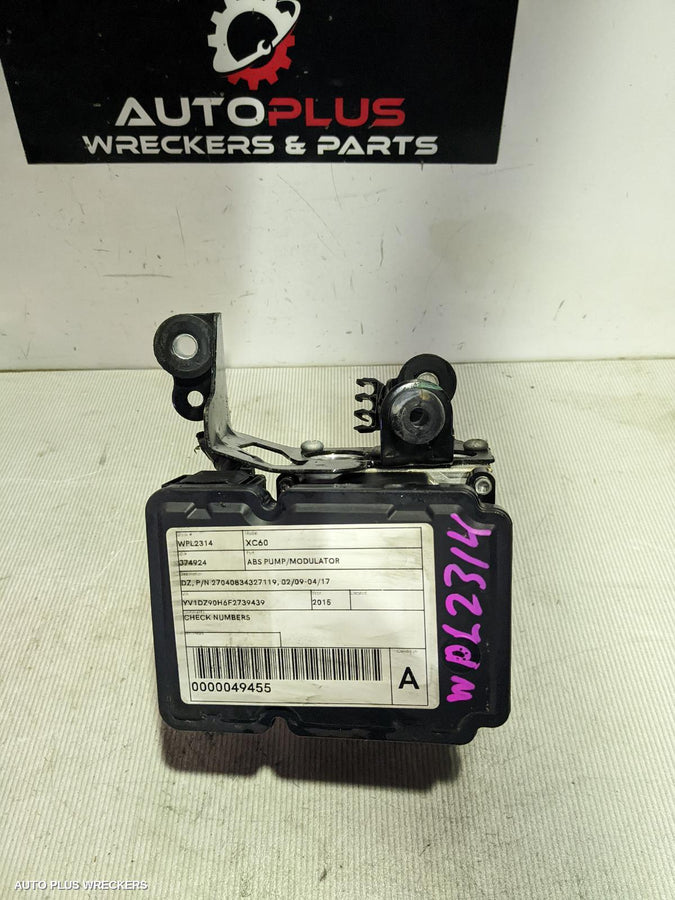2015 Volvo Xc60 Abs Pump Modulator