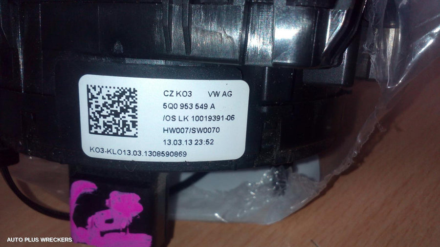 2014 Volkswagen Golf Airbag Module Sensor