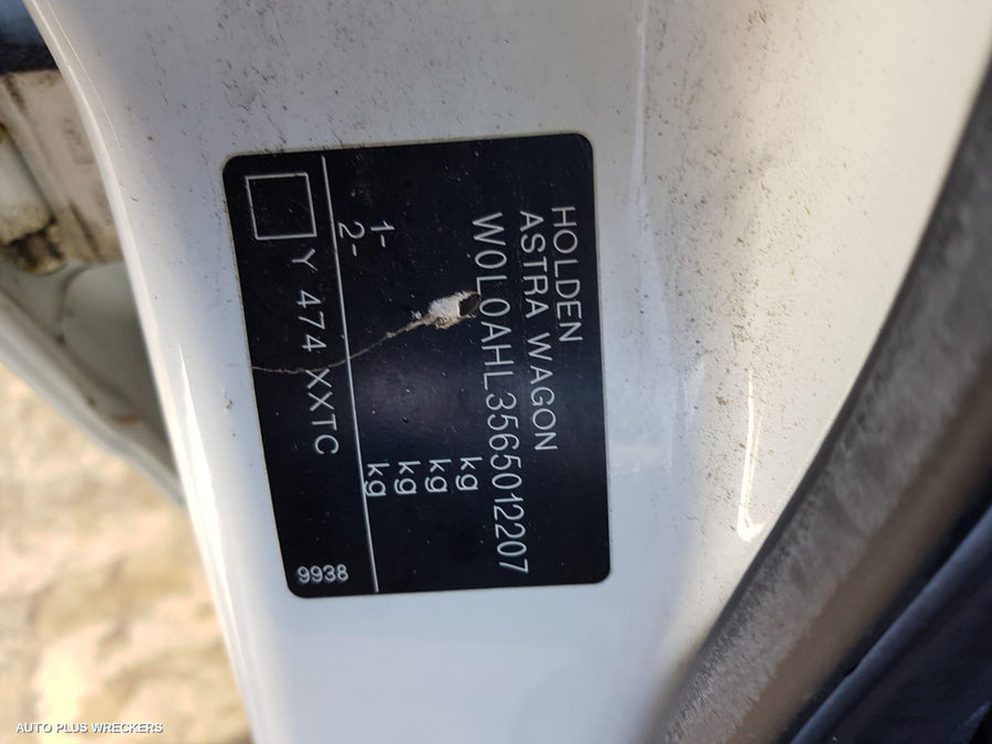 2006 Holden Astra Pwr Dr Wind Switch