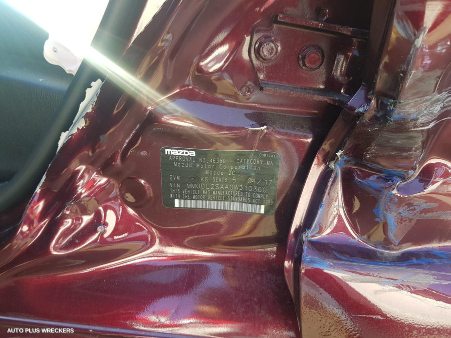 2017 Mazda 2 Abs Pump Modulator