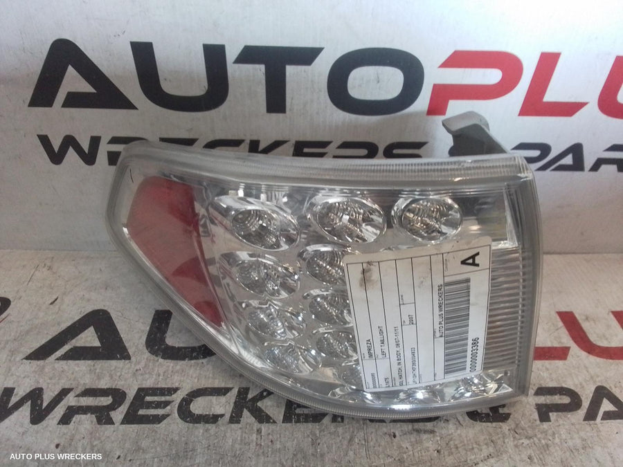 2007 Subaru Impreza Left Taillight