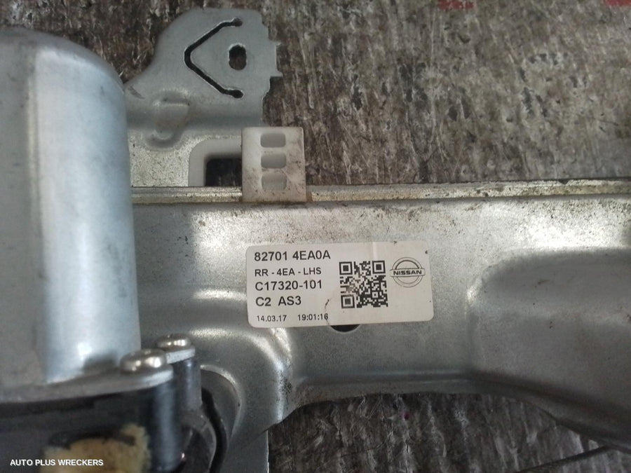 2013-2017 Nissan Qashqai Left Rear Wnd Reg Motor