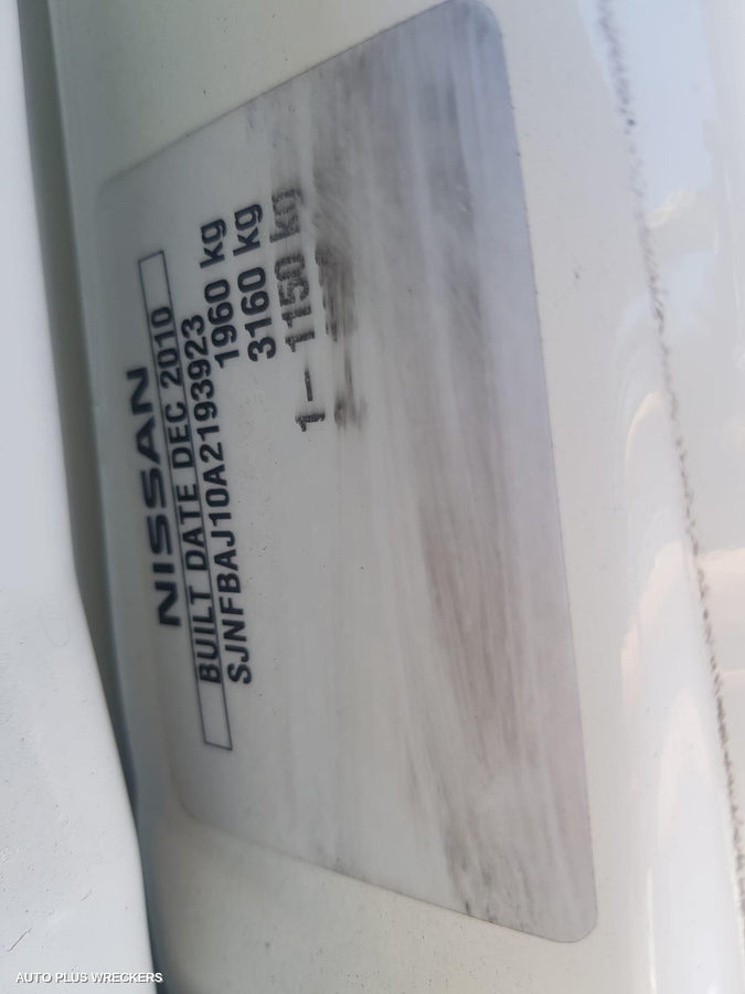 2011 Nissan Dualis Combination Switch