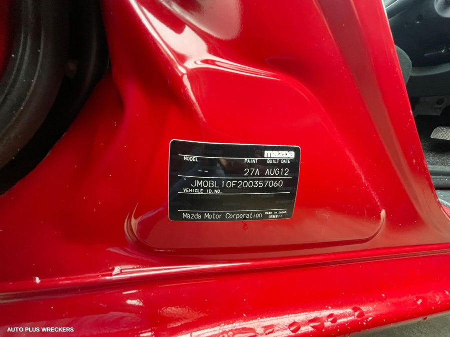 2012 Mazda 3 Air Cleaner Box