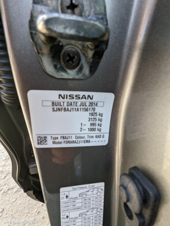 2014 Nissan Qashqai Instrument Cluster