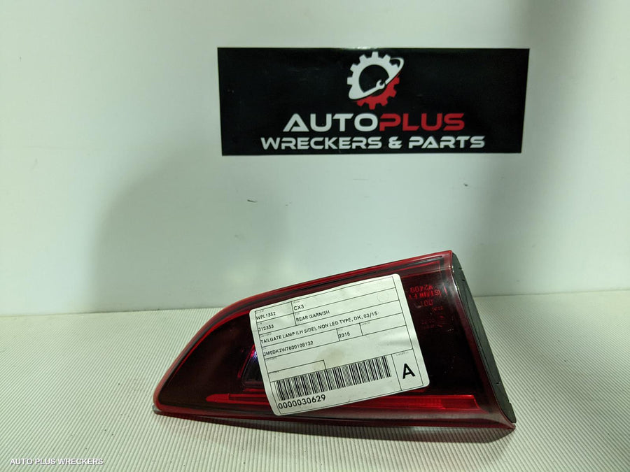 2015-2018 Mazda Cx3 Rear Garnish