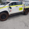 2019 Toyota Hilux Left Rear 1 4 Door Glass