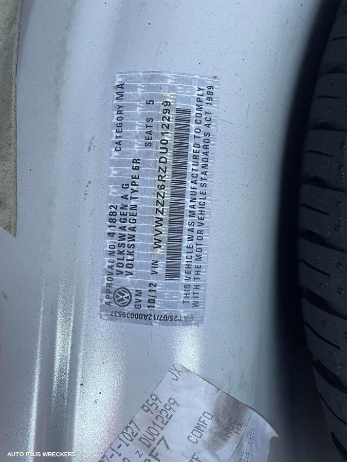 2012 Volkswagen Polo Overflow Bottle