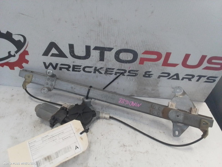 2006-2015 Nissan Navara Right Rear Wnd Reg Motor