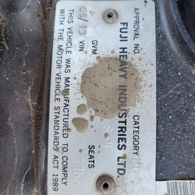 2013 Subaru Forester Headrest