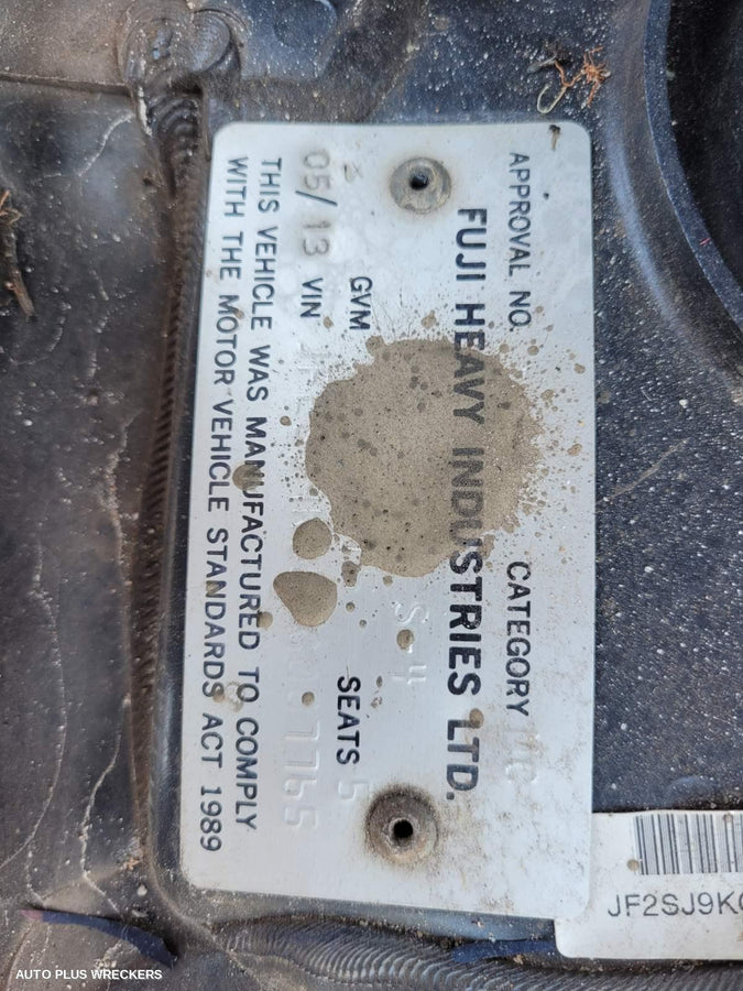 2013 Subaru Forester Headrest