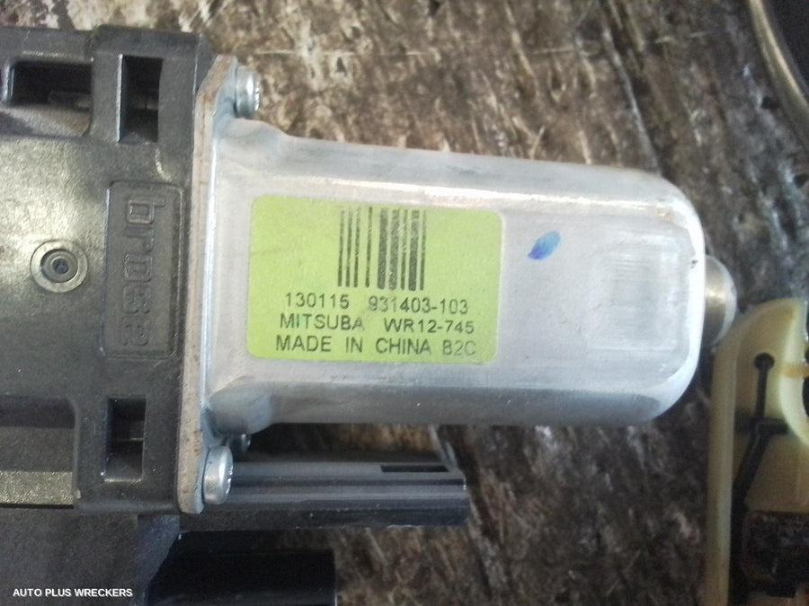 2013 Jeep Grandcherokee Right Rear Wnd Reg Motor