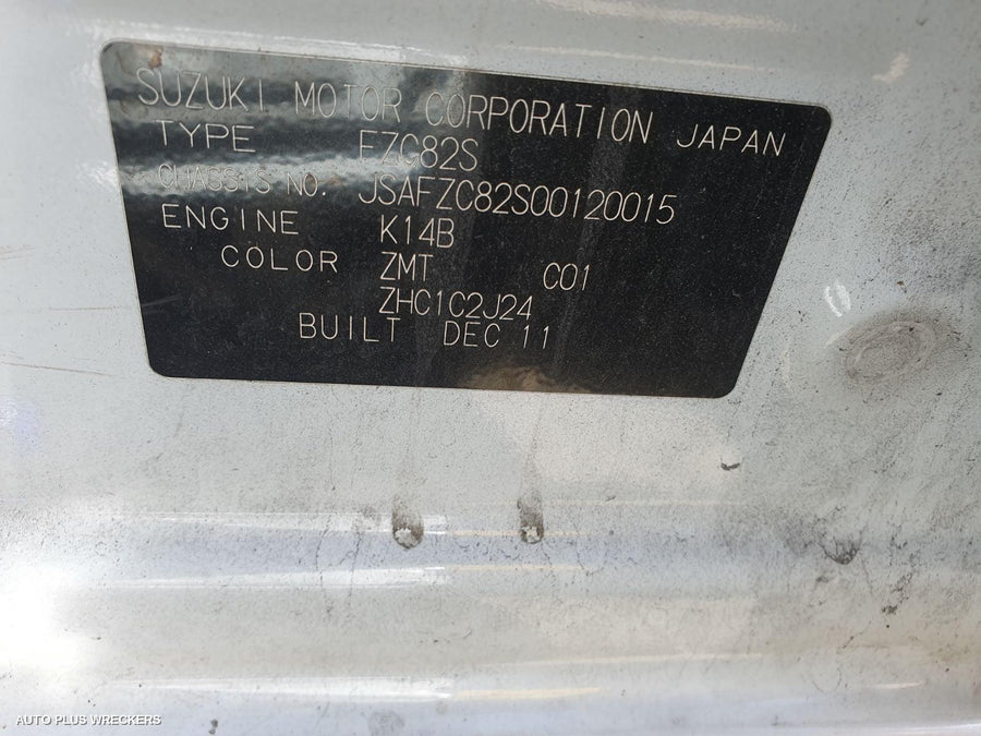 2012 Suzuki Swift Pwr Dr Wind Switch