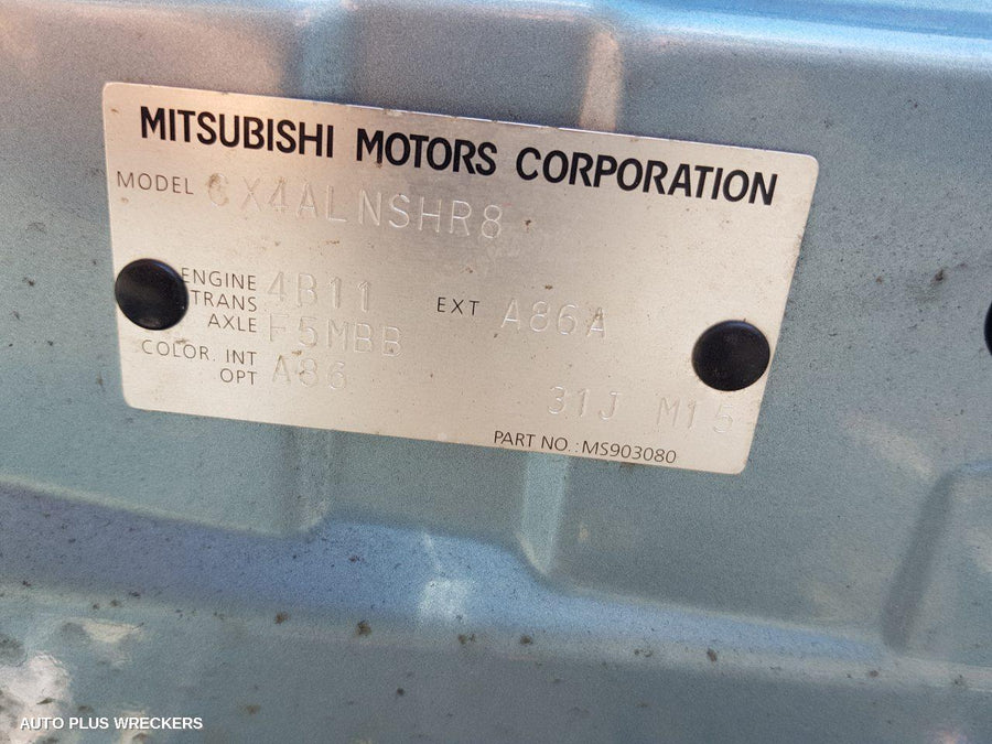 2009 Mitsubishi Lancer Right Door Mirror