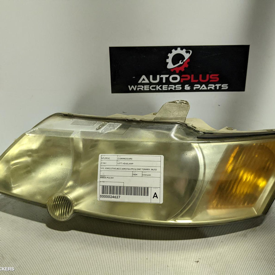 2004 Holden Commodore Left Headlamp