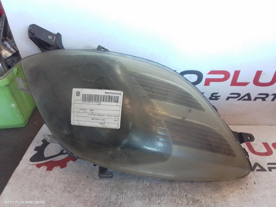 2006 Toyota Yaris Left Headlamp