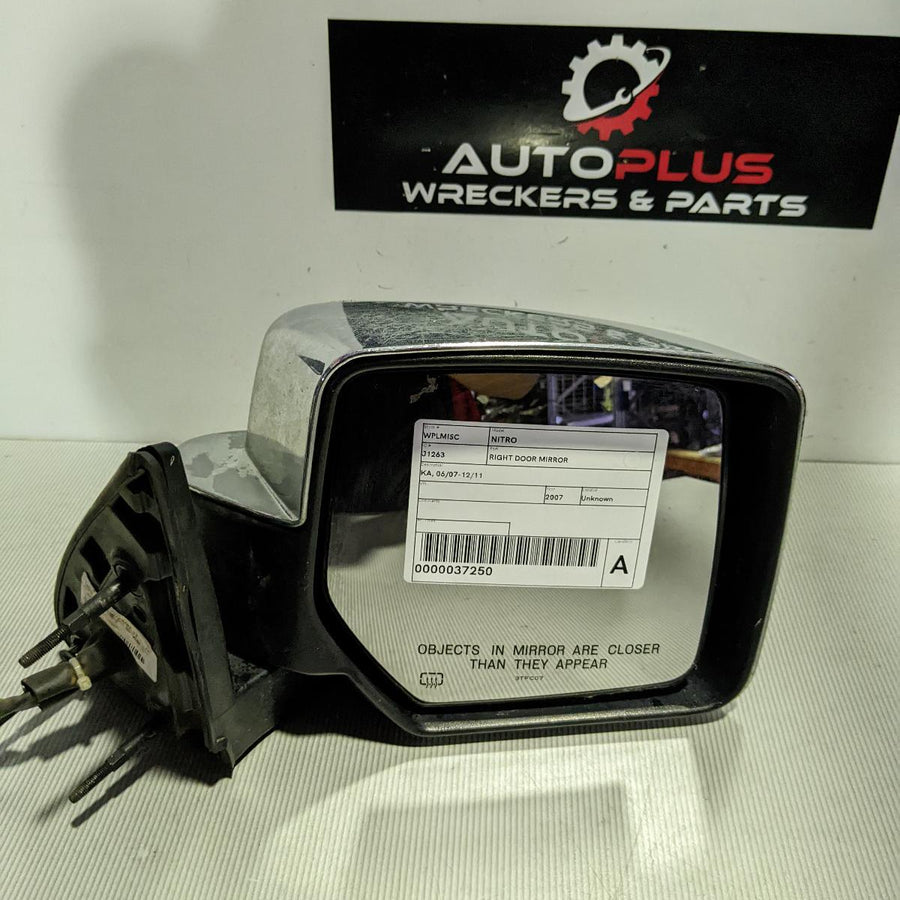 2007 DODGE NITRO RIGHT DOOR MIRROR