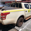 2016 MITSUBISHI TRITON LEFT FRONT DOOR WINDOW