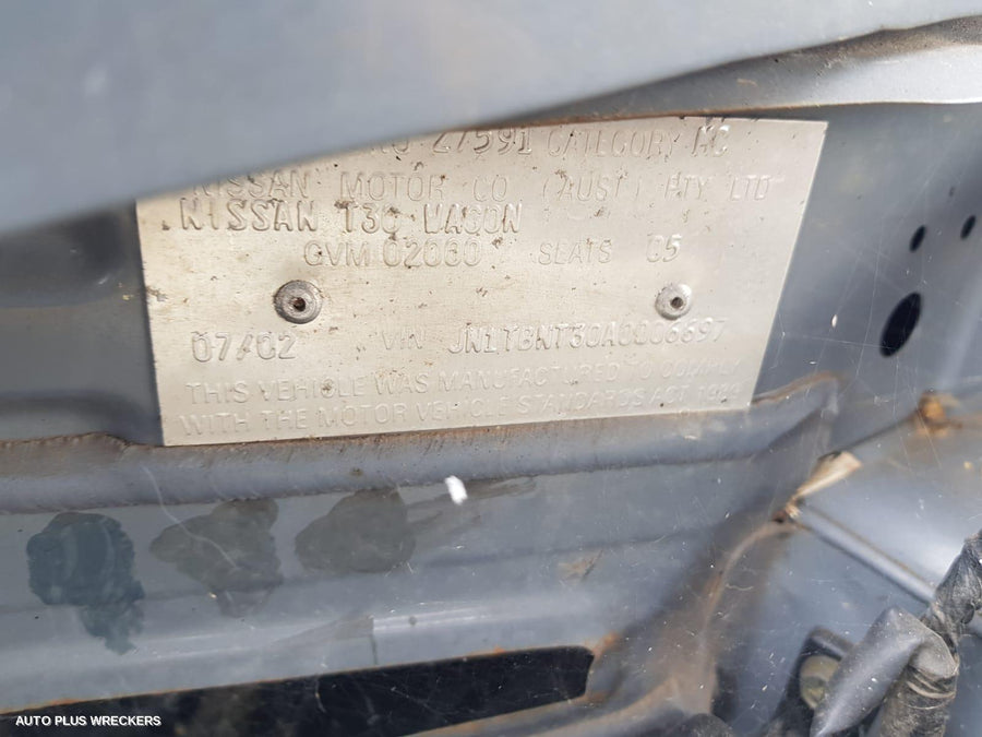 2002 Nissan Xtrail Fan