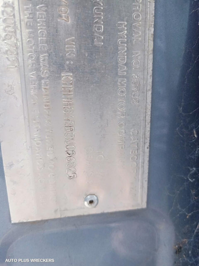 2008 Hyundai Iload/imax Right Front Door