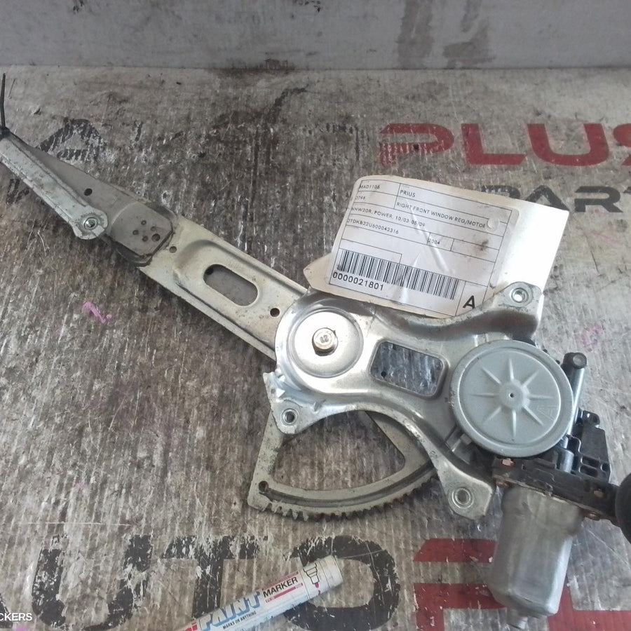 2003-2009 Toyota Prius Right Front Window Reg Motor