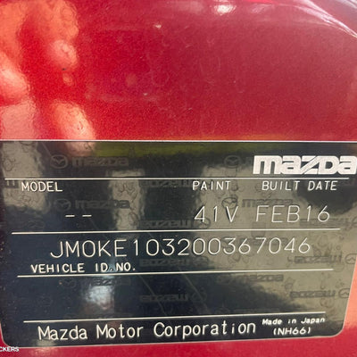 2016 MAZDA CX5 DOOR BOOT GATE LOCK