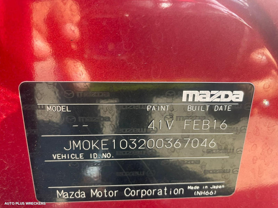 2016 Mazda Cx5 Left Guard Liner