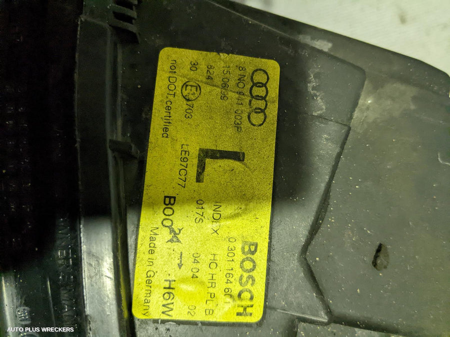 1999 Audi Tt Left Headlamp