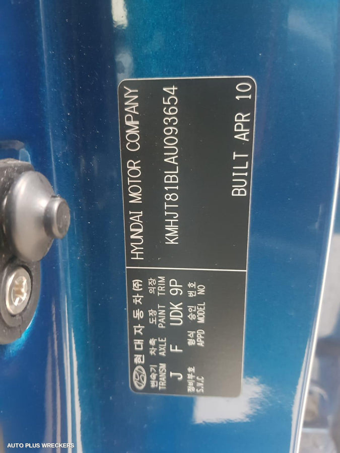 2010 Hyundai Ix35 Left Guard